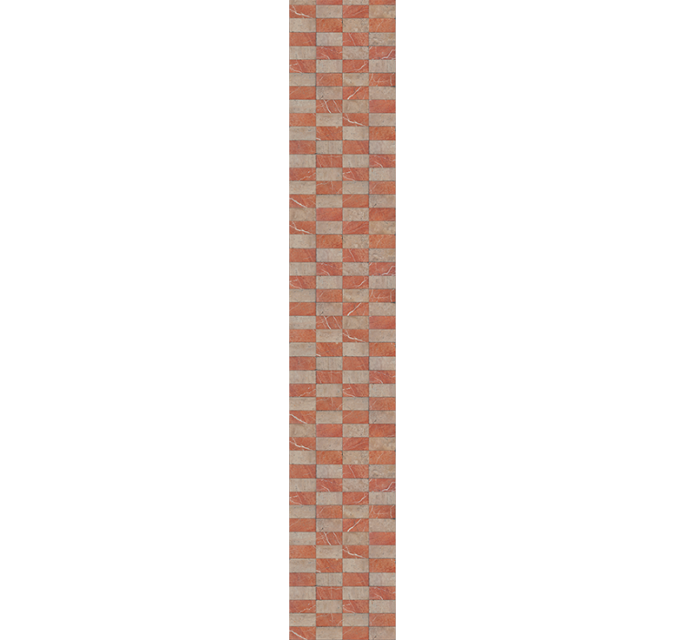 Moderne Tapete Dezente minimalistische cremefarbene fliesen - TenStickers