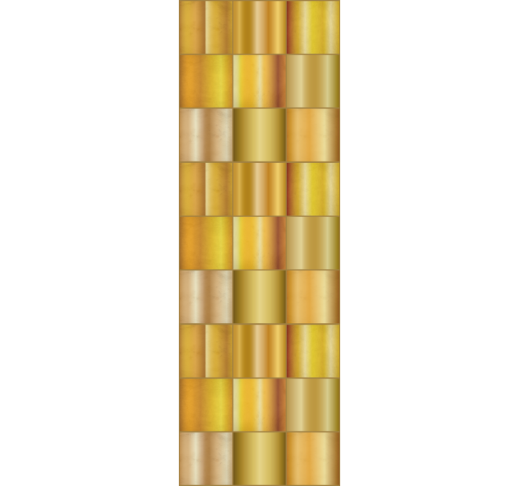 Tapete muster in goldenem geometrischen design - TenStickers