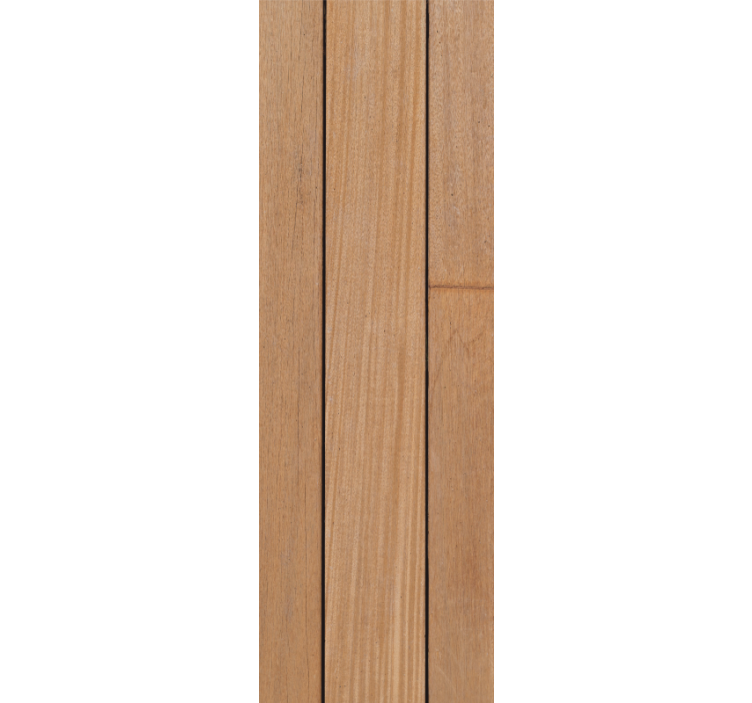 Tapete Holzoptik braune einfache bretter - TenStickers