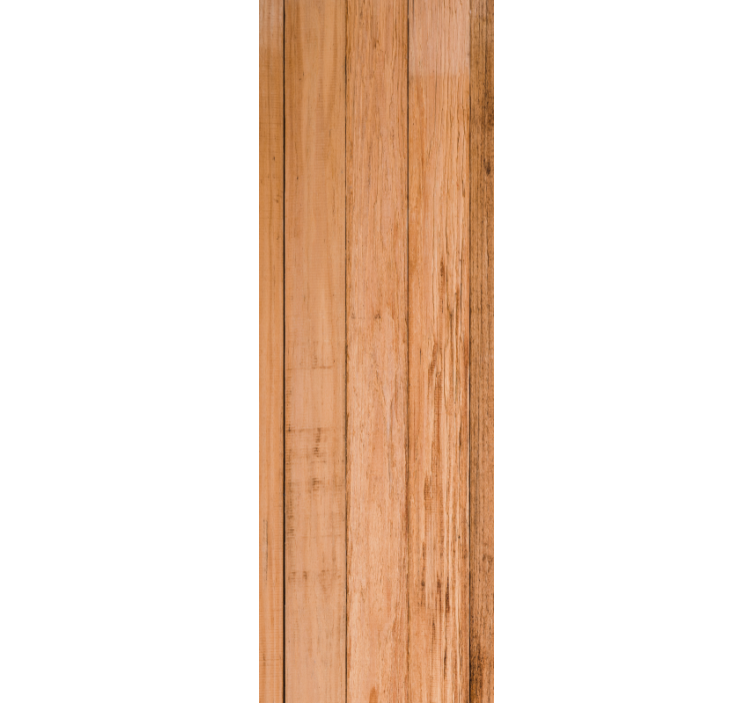 Tapete Holzoptik warmer plankeneffekt - TenStickers