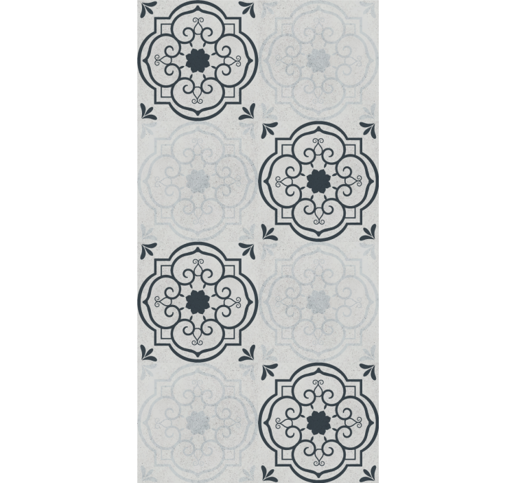 Tapete Küche Betonoptik Dekorative zementfliese - TenStickers