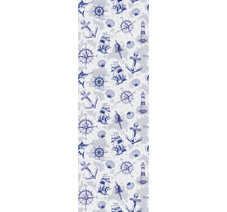 Tapete Städte nautische themenelemente - TenStickers