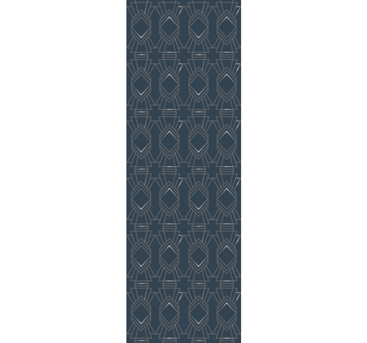 Tapete klassisch im art déco rhombus design - TenStickers