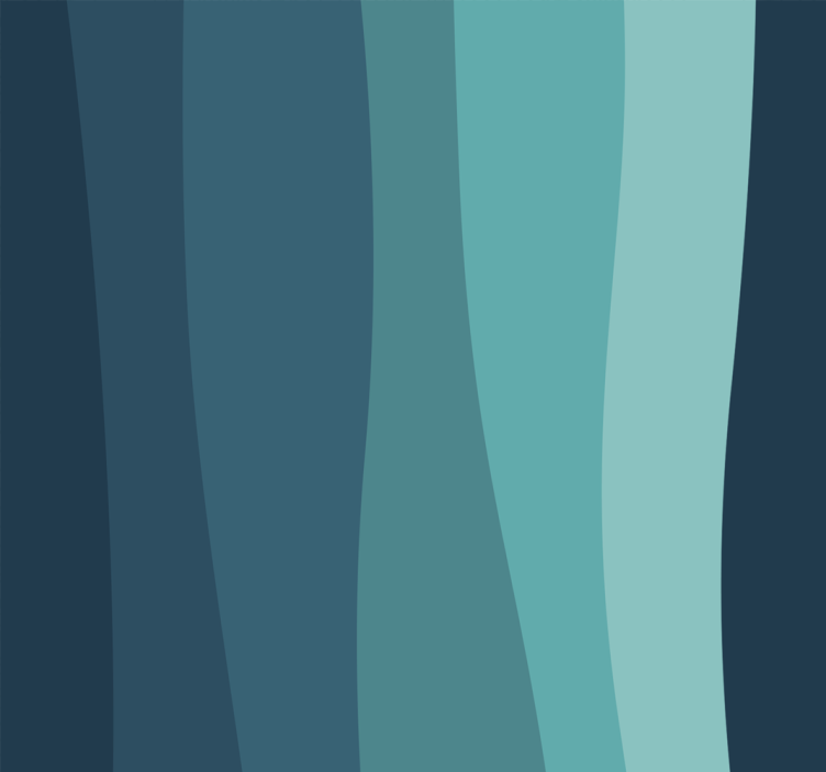 3D Tapete geschwungene meereswellen - TenStickers