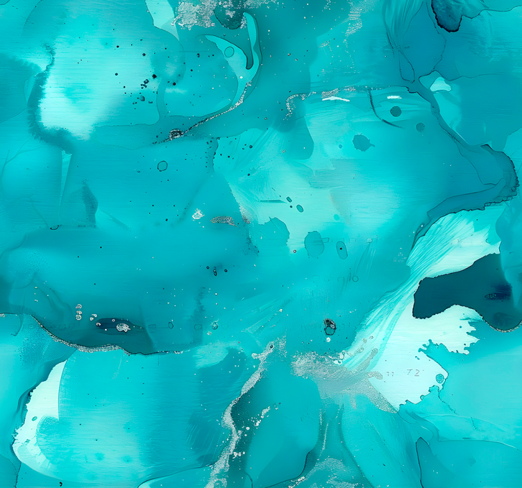 Tapete Abstrakt blaue wellen - TenStickers