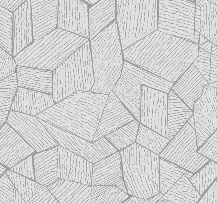 Tapete grau afrikanischer stoffeffekt - TenStickers