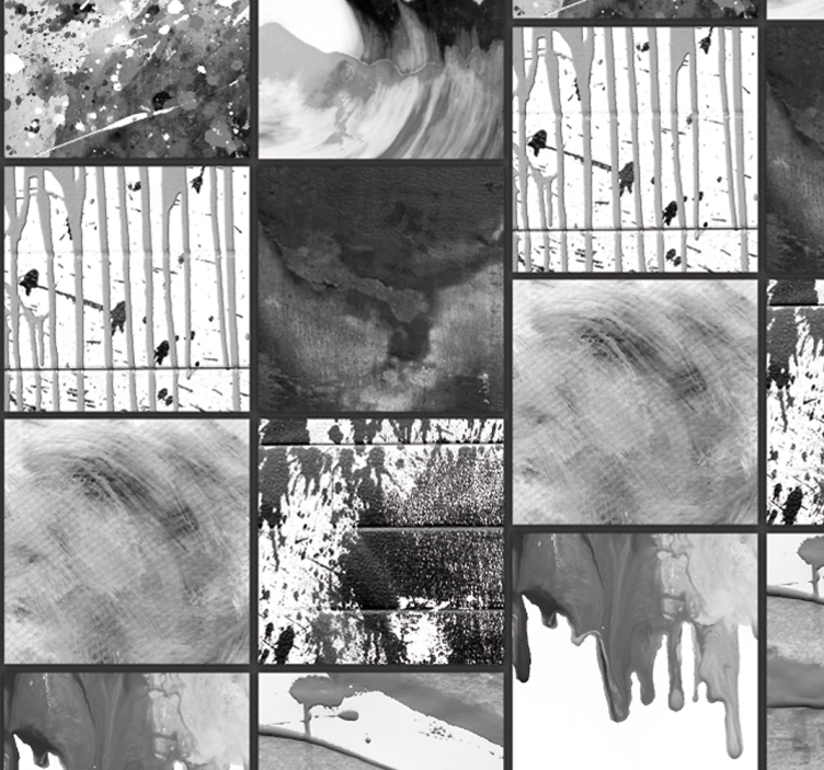 Tapete Abstrakt monochrome fluidität - TenStickers