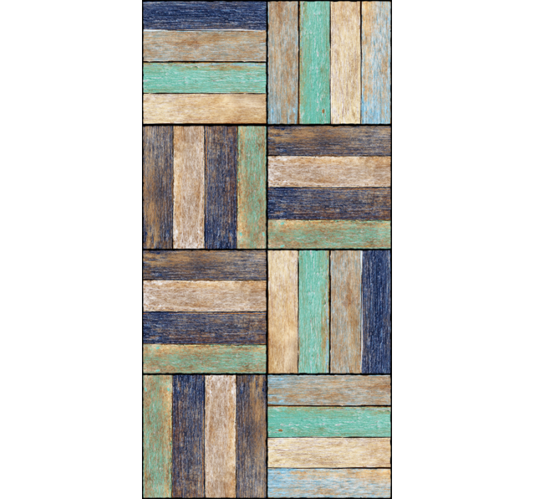 Tapete Muster rustikale holzpaneele - TenStickers