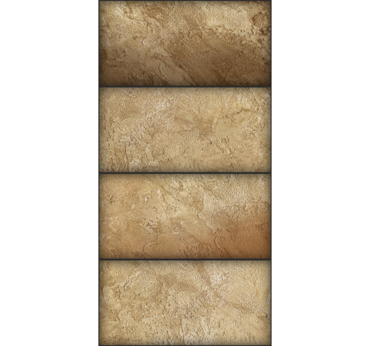 Sand Muster strukturierte Tapete - TenStickers