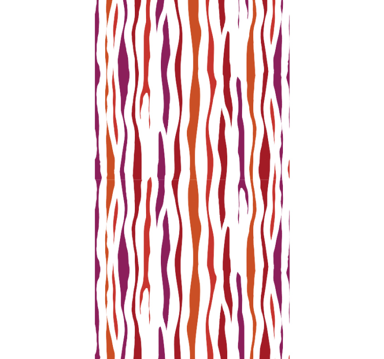 Tapete geometrisch geschwungene wellenmuster - TenStickers