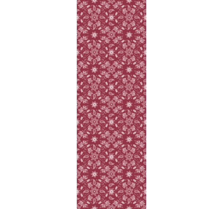 Blumentapete paisley-blumenmuster - TenStickers