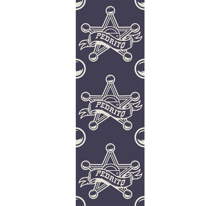 Weitere Vintage Tapeten sternabzeichen-design - TenStickers