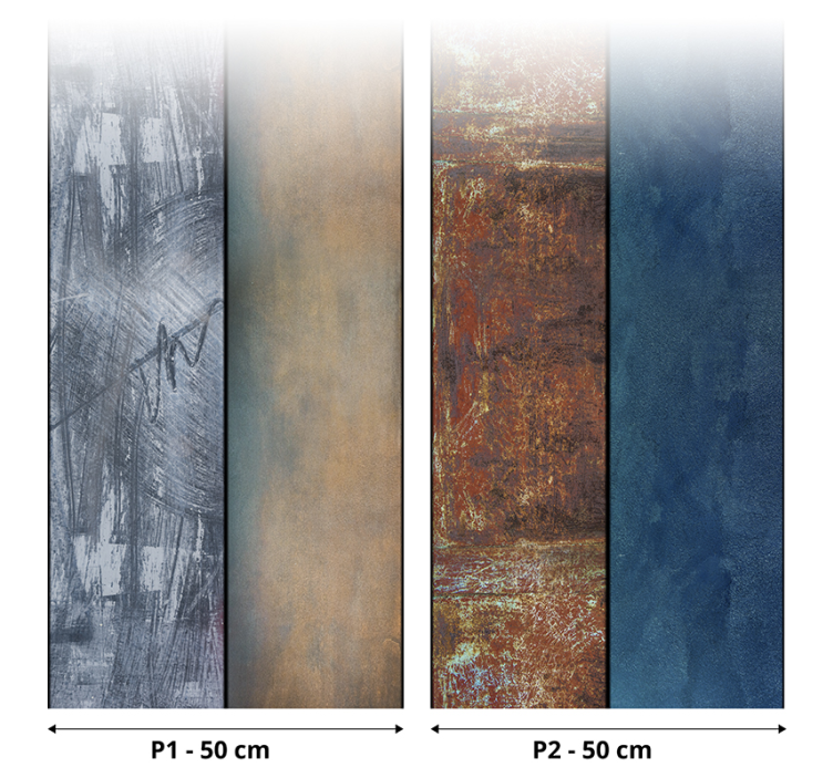 Abstrakt tapete Winter Landschaft - TenStickers