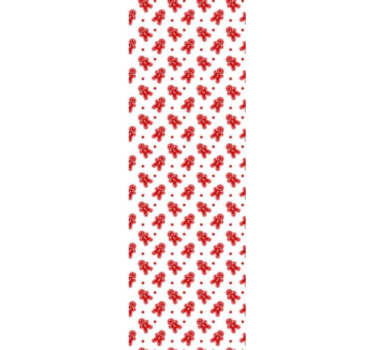 Weihnachtstapete festliche lebkuchenmuster - TenStickers