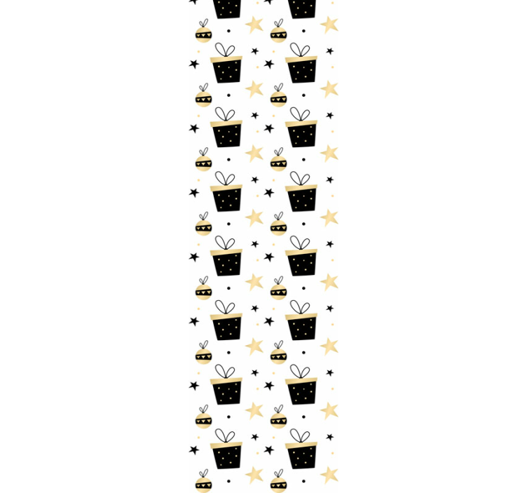 Weihnachtstapete dekorative blumentöpfe - TenStickers