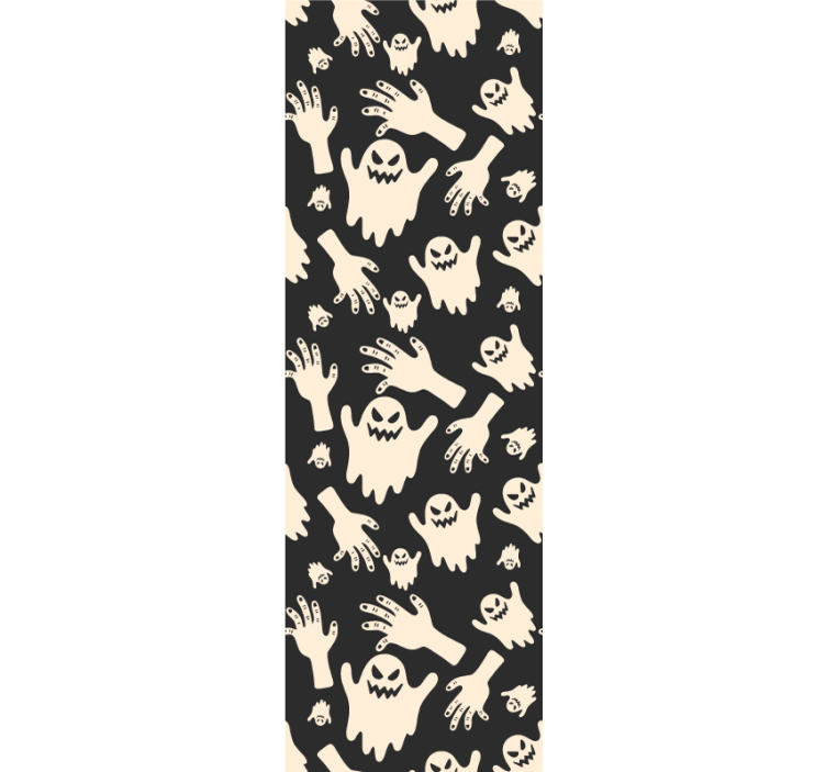 Tapete Halloween geisterhafte handmuster - TenStickers