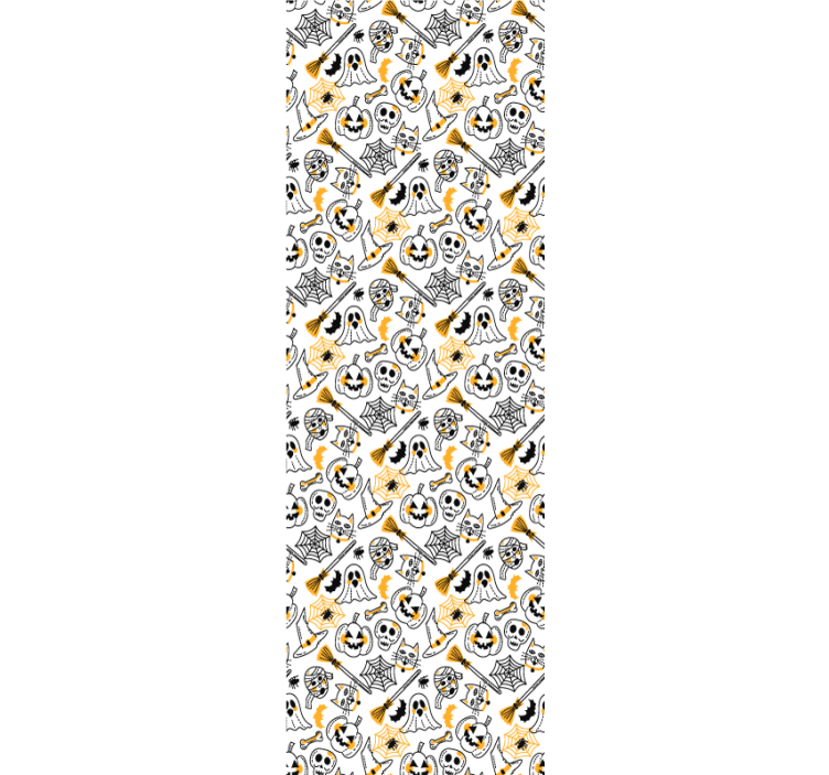 Tapete Halloween gruselige icon-sammlung - TenStickers