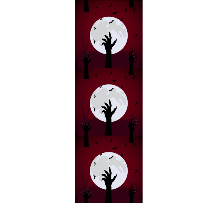 Tapete Halloween gruselige mondlichtszene - TenStickers