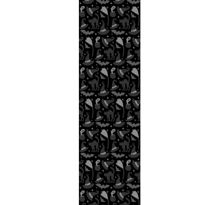 Tapete Halloween hexenhüte und geister - TenStickers