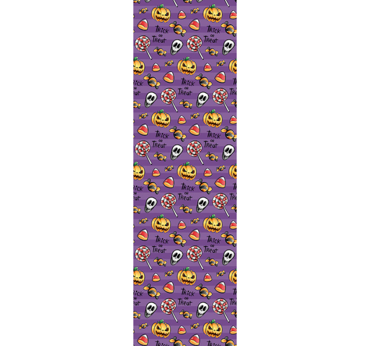 Tapete Halloween thema „gruselige leckereien“ - TenStickers