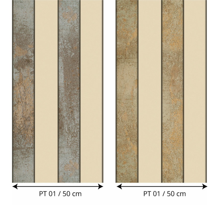 beton gestreiften tapeten - TenStickers