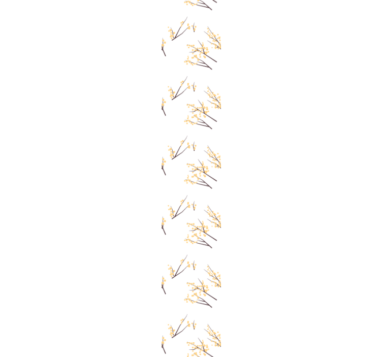 Tapete Baum Kirschblütenzweige - TenStickers