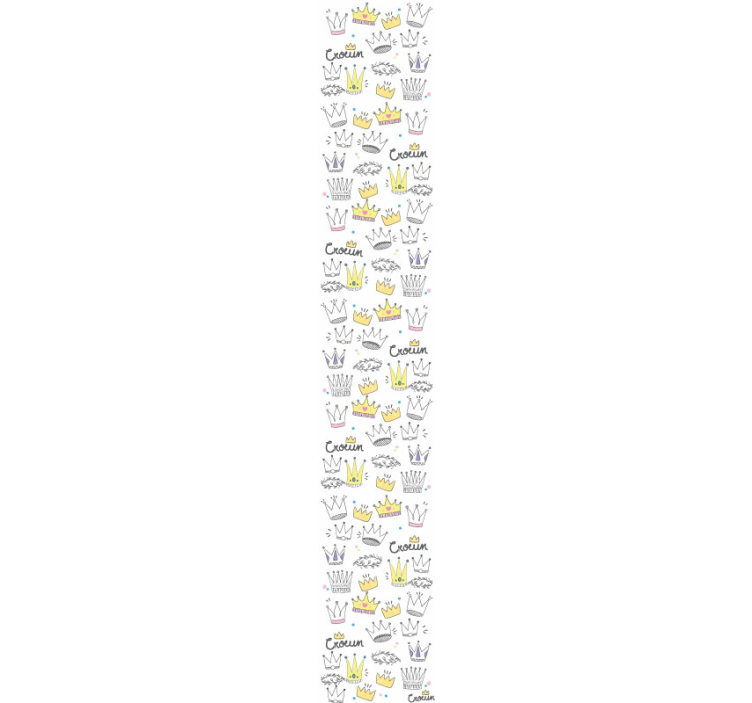 Tapete Kinderzimmer kronenmusterdesign - TenStickers