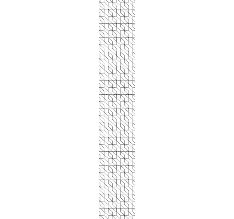 Tapeten Wohnzimmer Geometrische kreuzfiguren - TenStickers