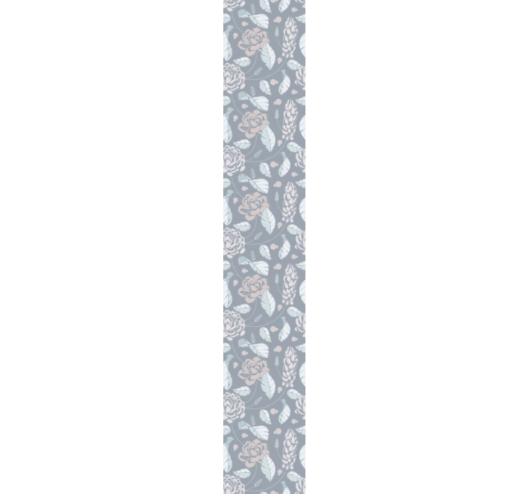 Blumentapete botanische blüten - TenStickers