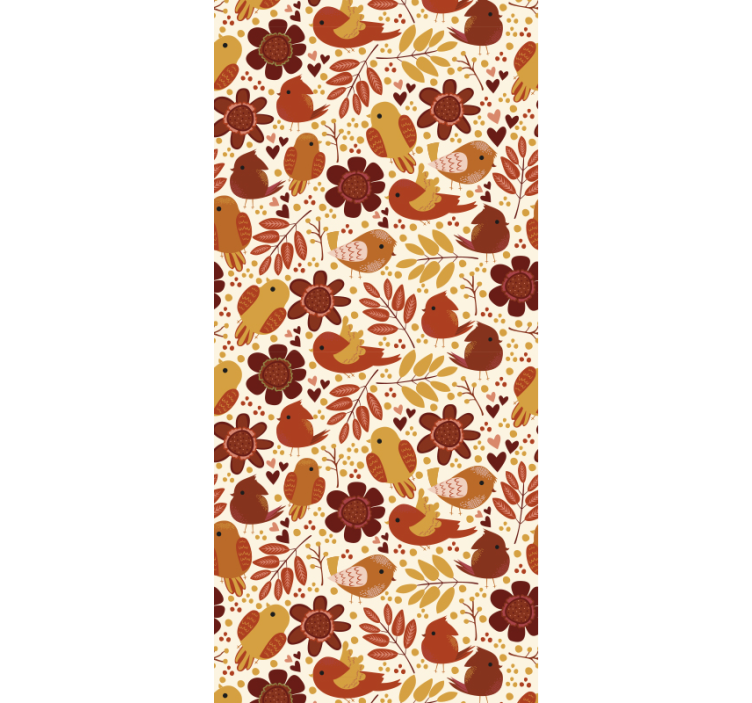 Tapete Blätter botanische motive - TenStickers