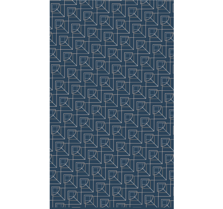 Tapete geometrisch design mit geometrischen formen - TenStickers