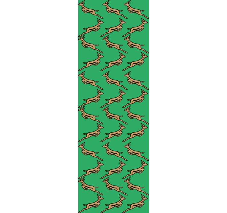 Tapete Tiere laufende gazellen - TenStickers