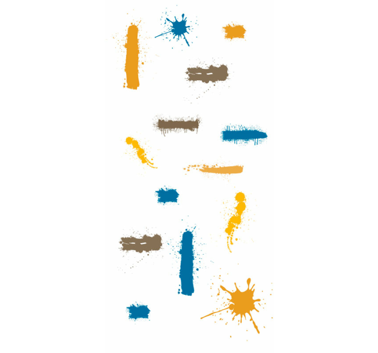 Tapete Abstrakt abstrakte pinselstriche - TenStickers