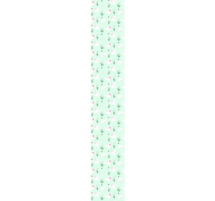 Tapete Tiere schwanenmuster - TenStickers