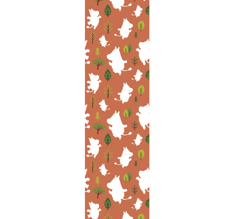 Tapete Kinderzimmer Bunte mumins - TenStickers