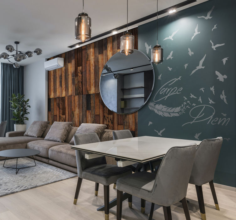 Tapete Holzoptik tapete - natürliche ruhe - TenStickers