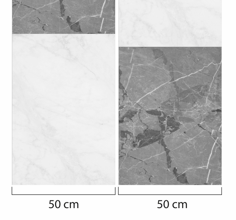 Marmor Tapete elegante graue maserung - TenStickers