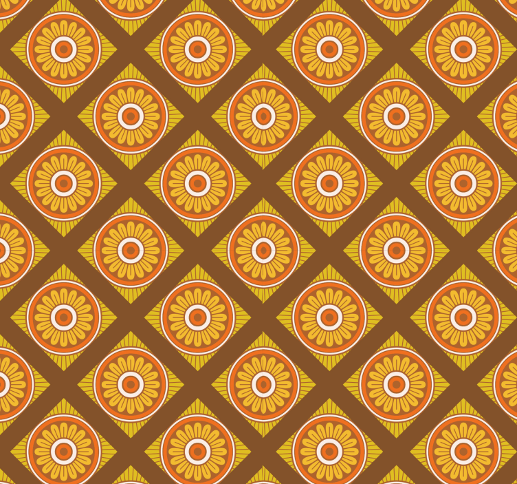 Weitere Vintage Tapeten 70er jahre dods vertikale streifen - TenStickers