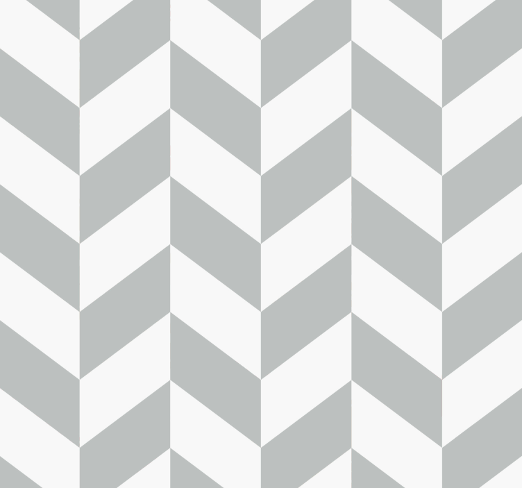 Tapete geometrisch graue chevron-pfeile - TenStickers