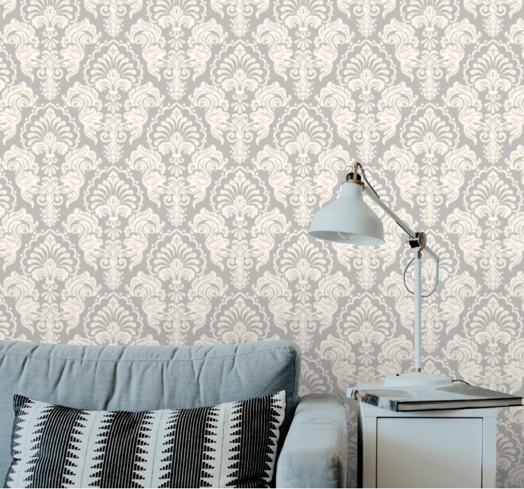 Barock Tapete elegante blumenrolle - TenStickers