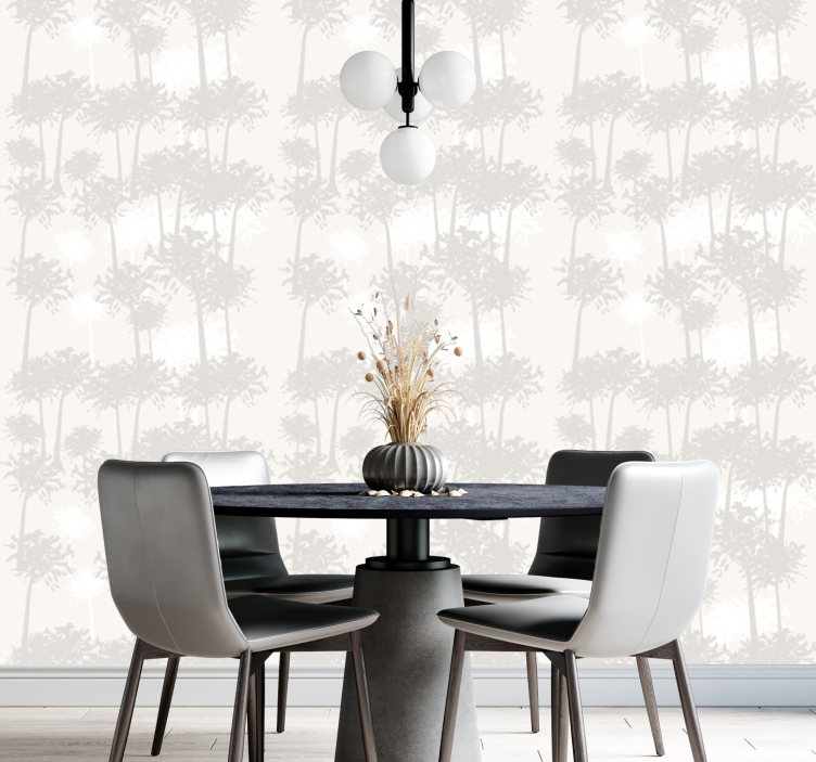 Tapete Baum silhouette wald - TenStickers