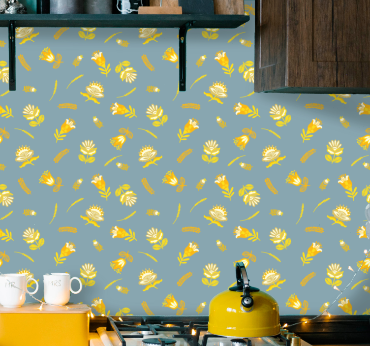 Blumentapete blumengenuss - TenStickers