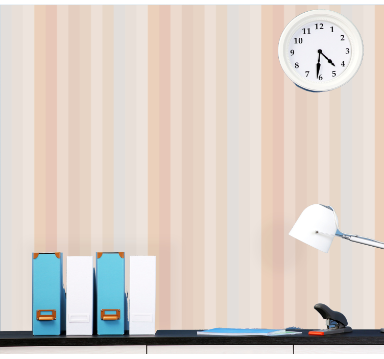 Gestreifte Tapete vertikales streifendesign - TenStickers