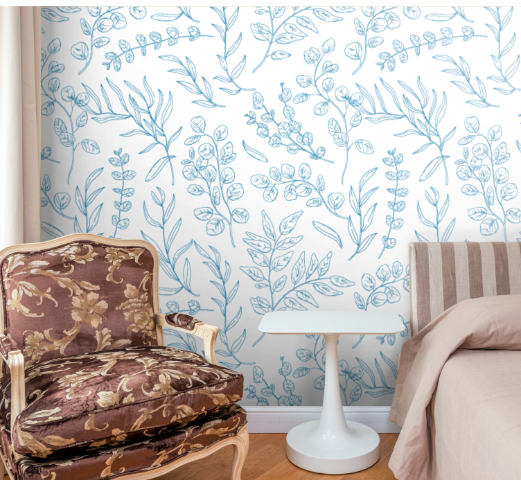 Tapete Natur Dünne Pflanzen - TenStickers