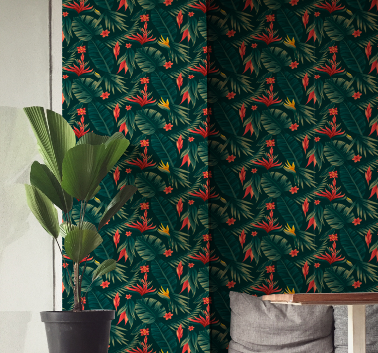 Tapete Natur tropische flora - TenStickers