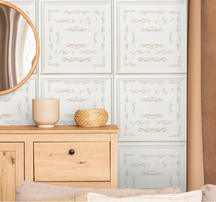 Tapete Fliesen elegantes, kunstvolles design - TenStickers