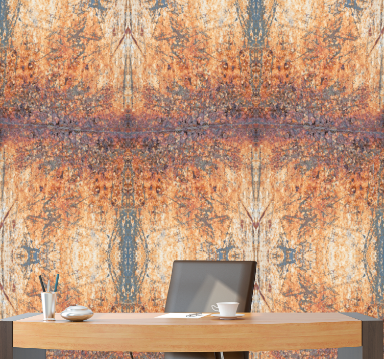 Tapete Beton rustikale strukturierte oberfläche - TenStickers