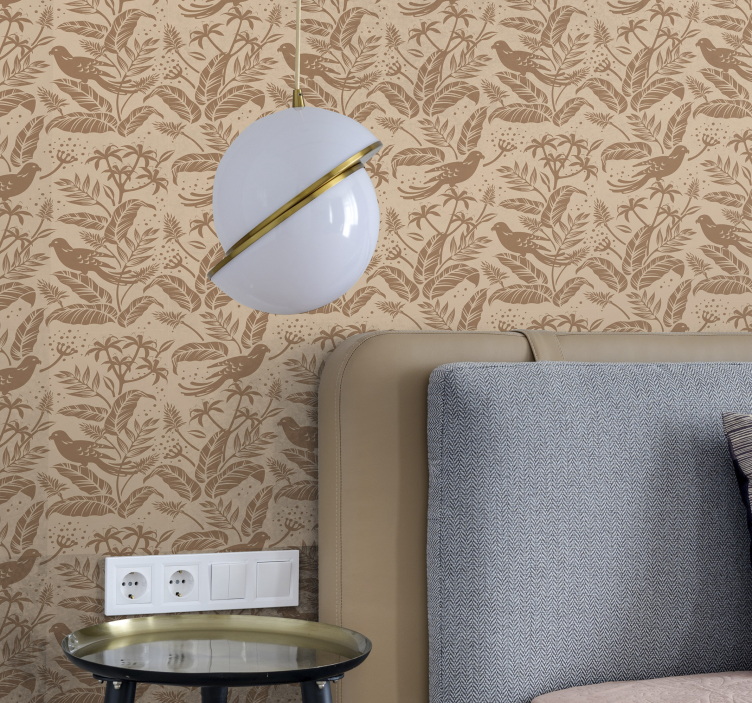 Tapete florale Ornamente botanische verzauberung - TenStickers