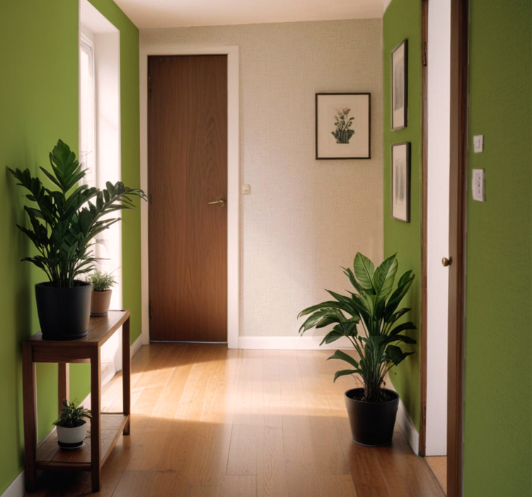 Tapete Flur beige leinenoptik - TenStickers