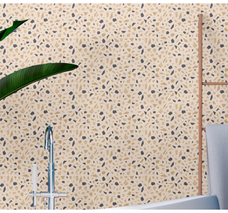 Tapete geometrisch terrazzo-muster - TenStickers
